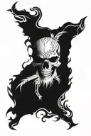 texas mexico harley davidson skull lion scorpion tattoo design idea