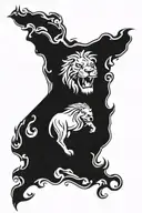 texas mexico harley davidson skull lion scorpion tattoo design idea