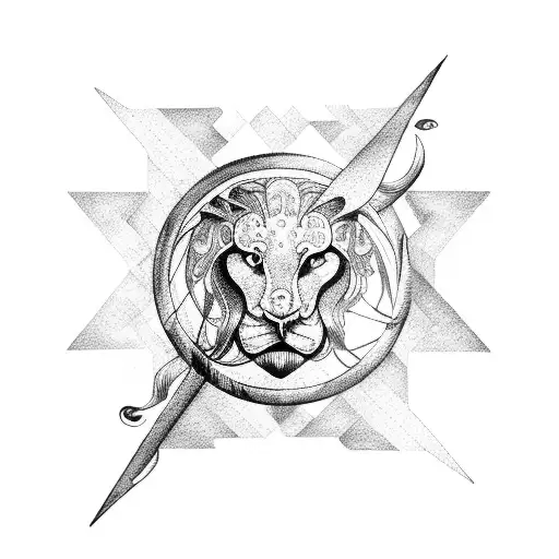 aquarius, cancer, leo tattoo design idea