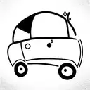 car tattoo design idea