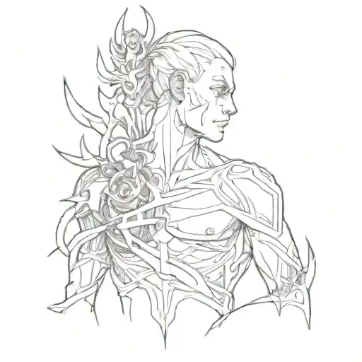 phoniex going from tricep to chest tattoo tattoo design idea