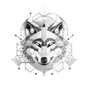 wolf, crow, yggdrasil tattoo design idea