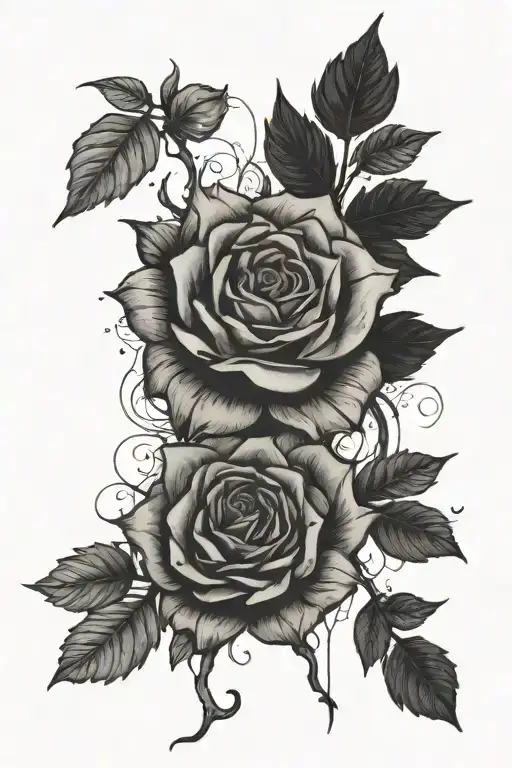 mental health struggles tattoo design idea
