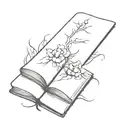 Tattoo sketch based on the book "Cemetery of Forgotten Books" tattoo design idea