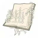 Tattoo sketch based on the book "Cemetery of Forgotten Books" tattoo design idea