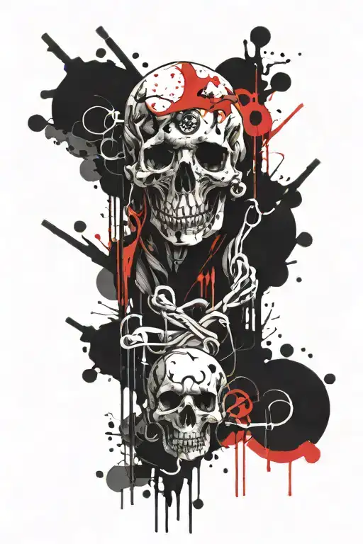 Death Eater's Mark tattoo design idea