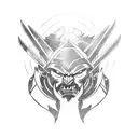 Warcraft game, Night Elf Flag tattoo design idea