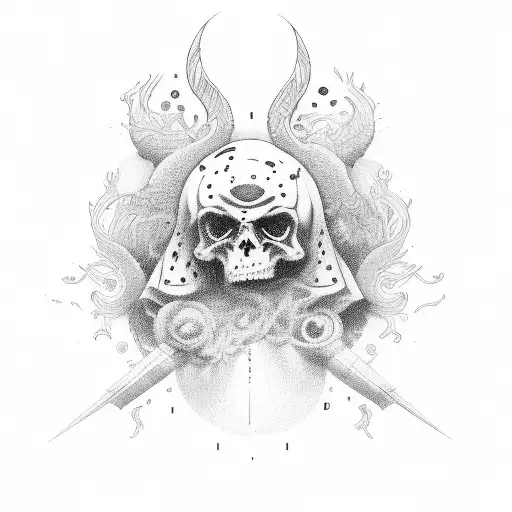 judgement tattoo design idea