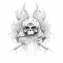 judgement tattoo design idea