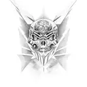 judgement tattoo design idea