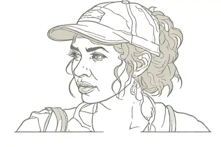 Clementine the walking dead tattoo design idea