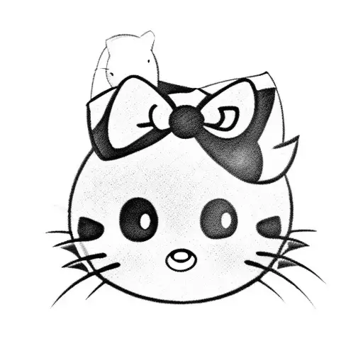 hello kitty tattoo design idea