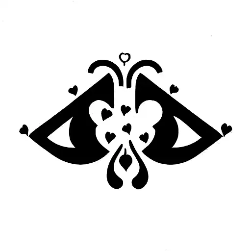 love and surrender  tattoo design idea