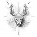 divine surrender  tattoo design idea