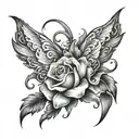 everlasting love tattoo design idea