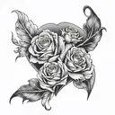 everlasting love tattoo design idea