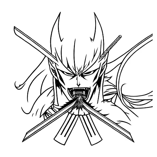 ichigo bankai zanpakto tattoo design idea