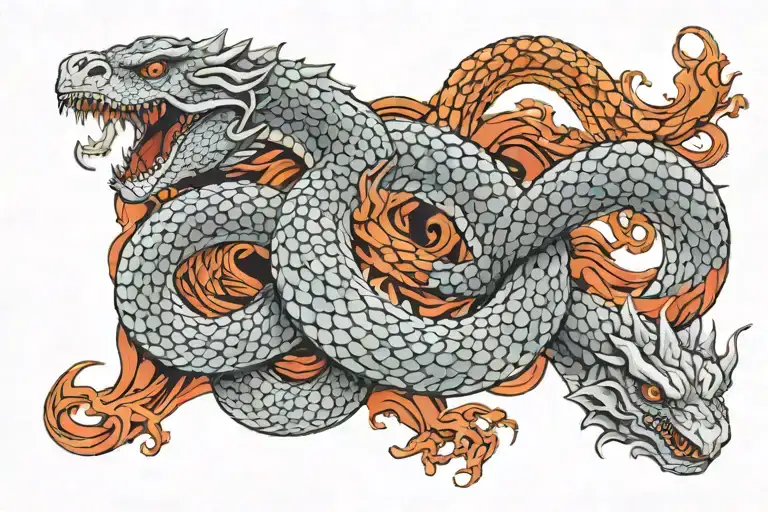 jormungandr tattoo design idea