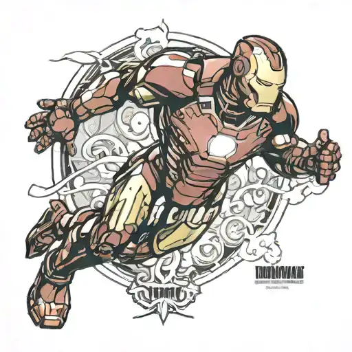 Ironman triathlon tattoo design idea