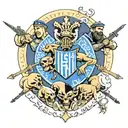 Zagreb Dinamo hooligans protecting the entrance tattoo design idea