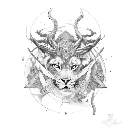 strength, courage, determination,   tattoo design idea