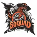 CD SquaD logo tattoo design idea