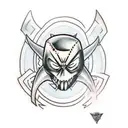 Spawn superhero tattoo design idea