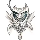 Spawn superhero tattoo design idea