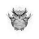 owl from wow tattoo design idea