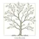 ash tree tattoo design idea