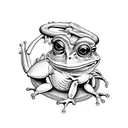 frog and scorpion tattoo design idea