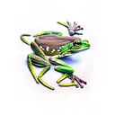 frog and scorpion tattoo design idea