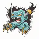 wasd tattoo design idea