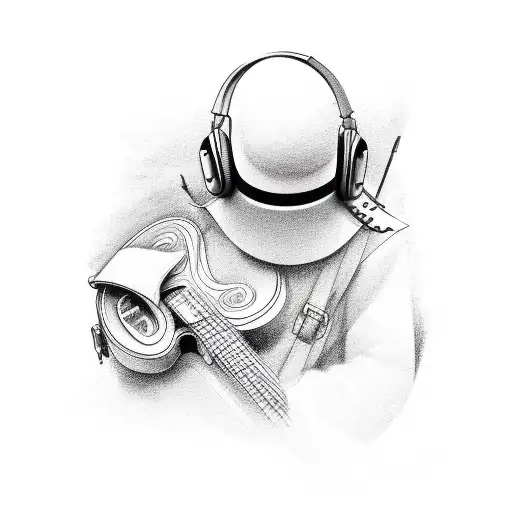 music tattoo design idea