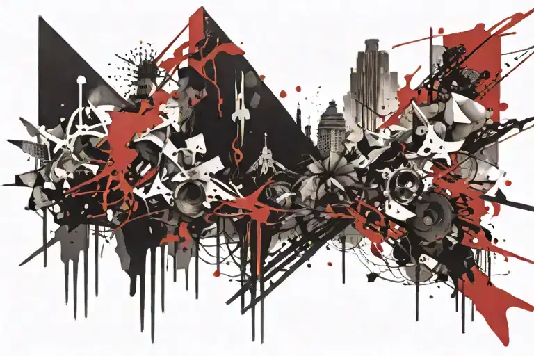 rowan bonfire tattoo design idea