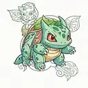 bulbasaur son Bulbasaur tattoo design idea
