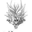 anime,dragon ball z,decor  tattoo design idea