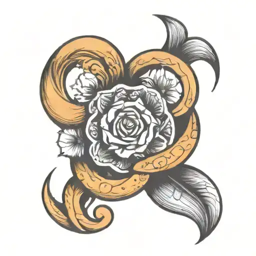 finger tattoo design to be a wedding ring using the word: "Je ..." tattoo design idea