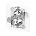 Burning Card Joker tattoo design idea