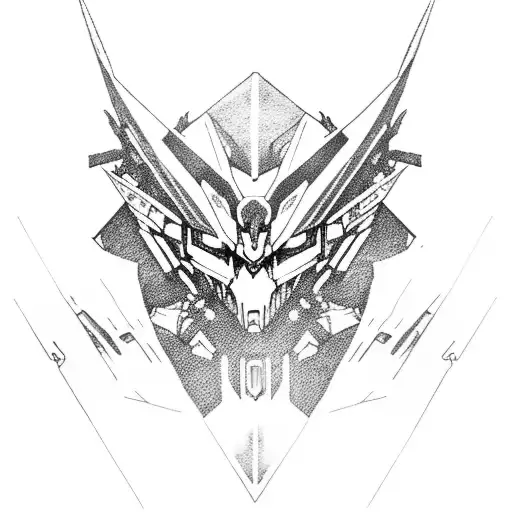 gundam barbatos lupus rex tattoo design idea