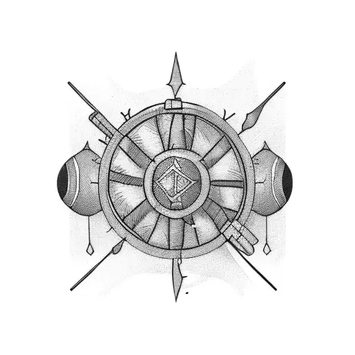 bomb tattoo design idea