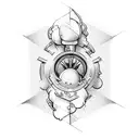 bomb tattoo design idea