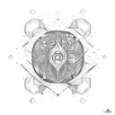 bomb tattoo design idea