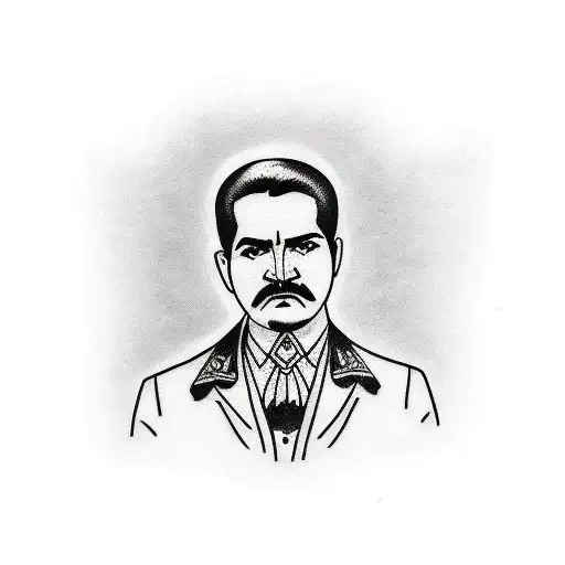 Jesus malverde tattoo design idea