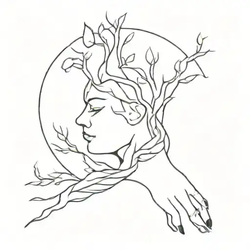 mental health and seeing the value in all life intertwined tattoo design idea
