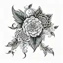 Here is a detailed prompt for an upper arm tattoo template: Create a delicate and detailed upper arm tattoo tattoo design idea