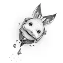 dopamine formula tattoo design idea