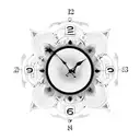 A visually striking tattoo showcasing a numerical clock face with the numbers 11 and 07 highlighted, surrounded by celestial elements tattoo design idea