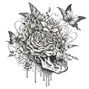 overdose tattoo design idea