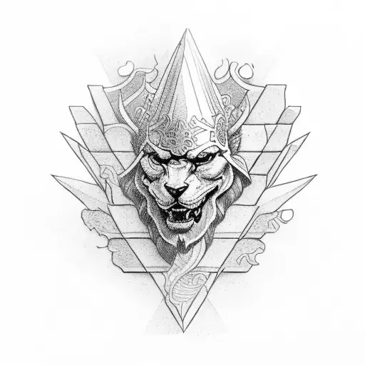 A stack of books with intricate details and a quote from 'Invictus' incorporated into the design tattoo design idea